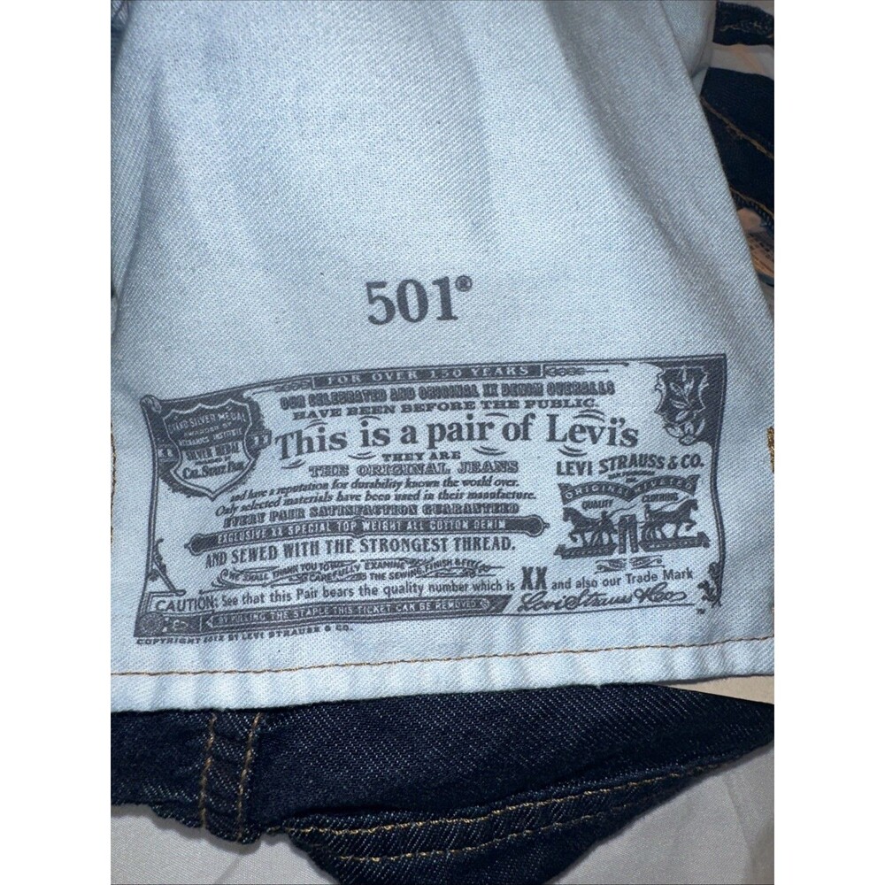 Levis  501 Jeans Men 36x36 - Picture 8 of 16